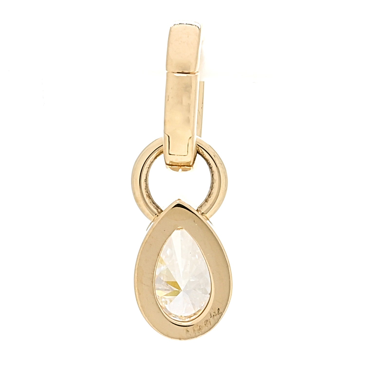 Foundrae 18K Yellow Gold Diamond Forever & Always a Pair Pendant 3 of 4