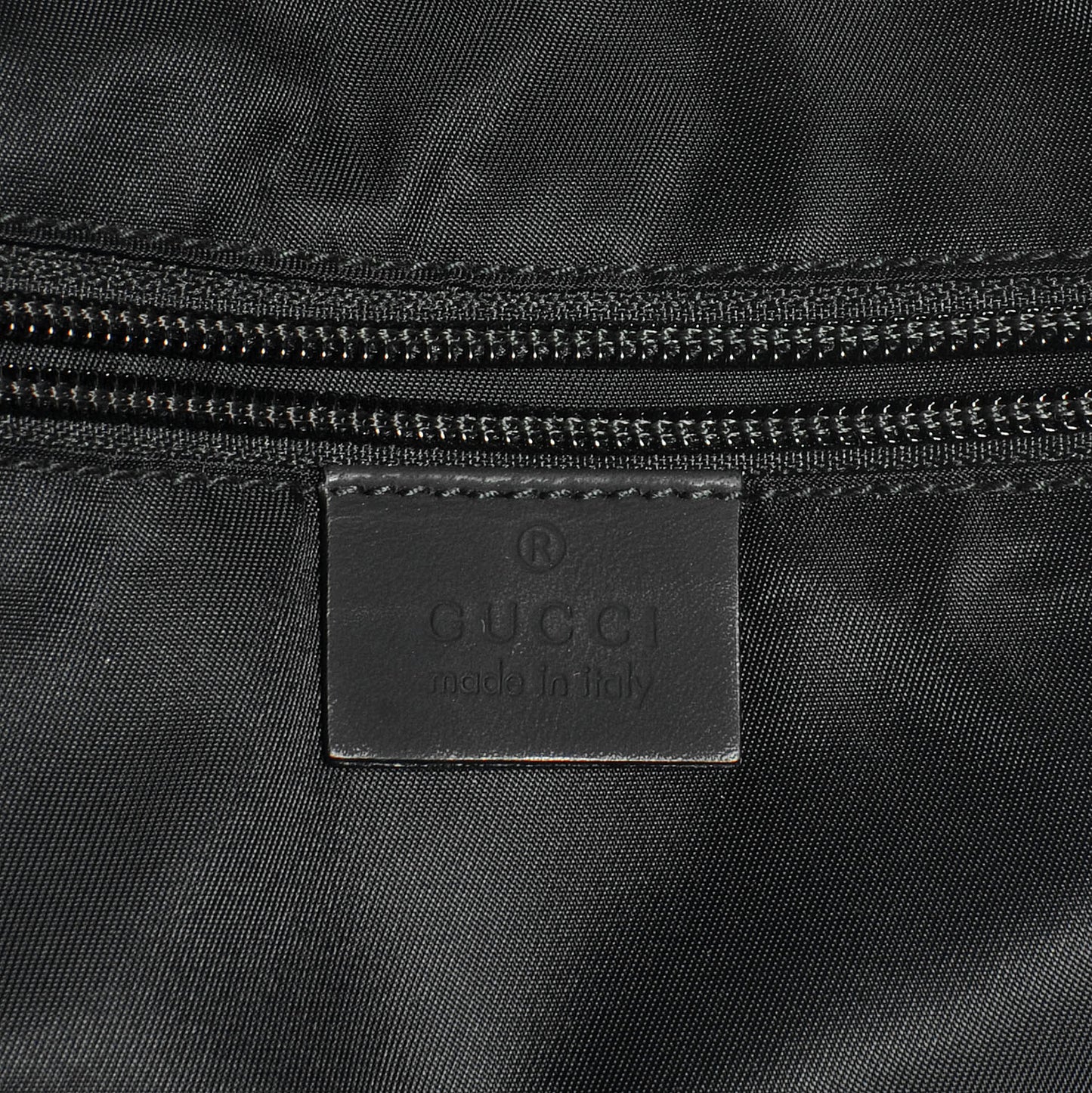 Rubber Guccissima Medium Messenger Bag Black