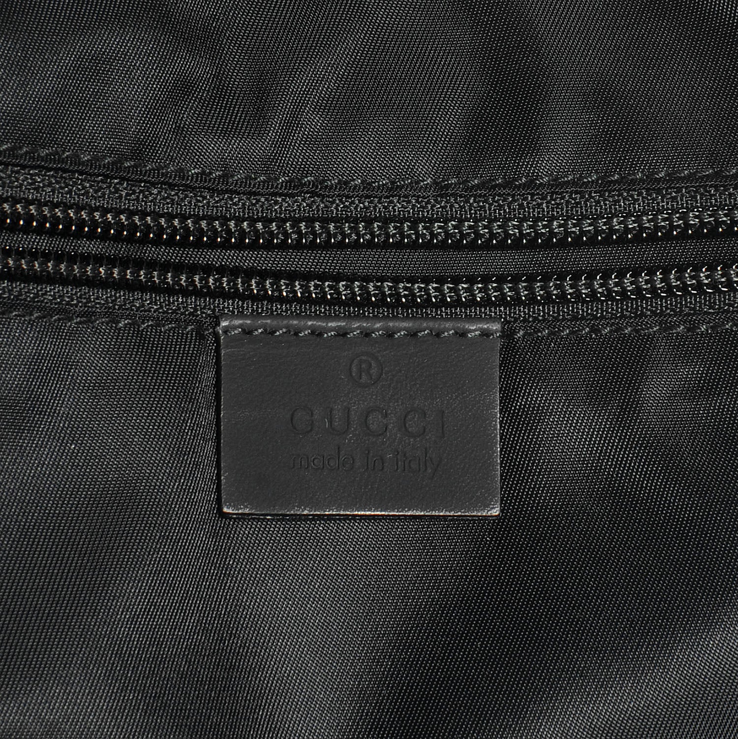 Gucci Rubber Guccissima Medium Messenger Bag Black 6 of 7