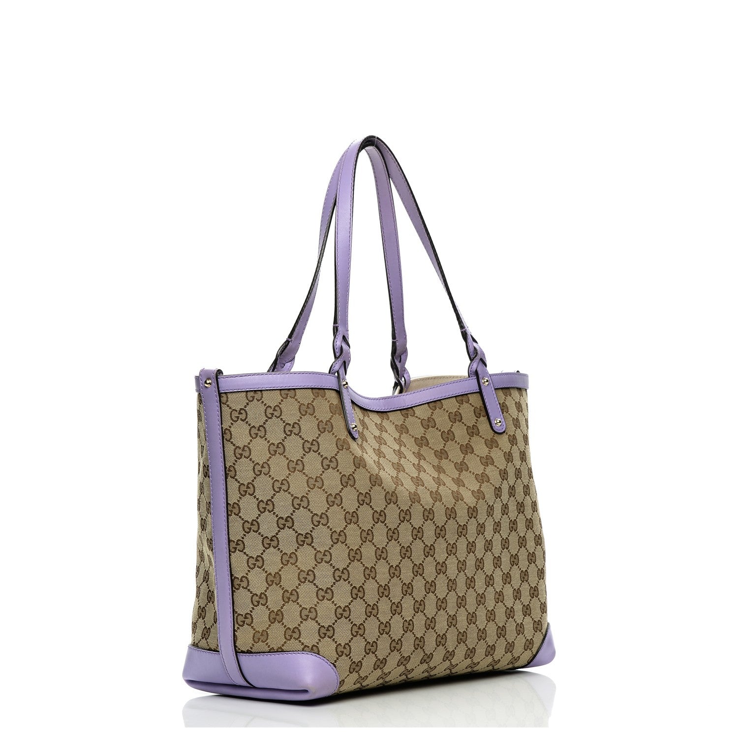 Gucci Monogram Medium Craft Tote Lilac 12 of 20