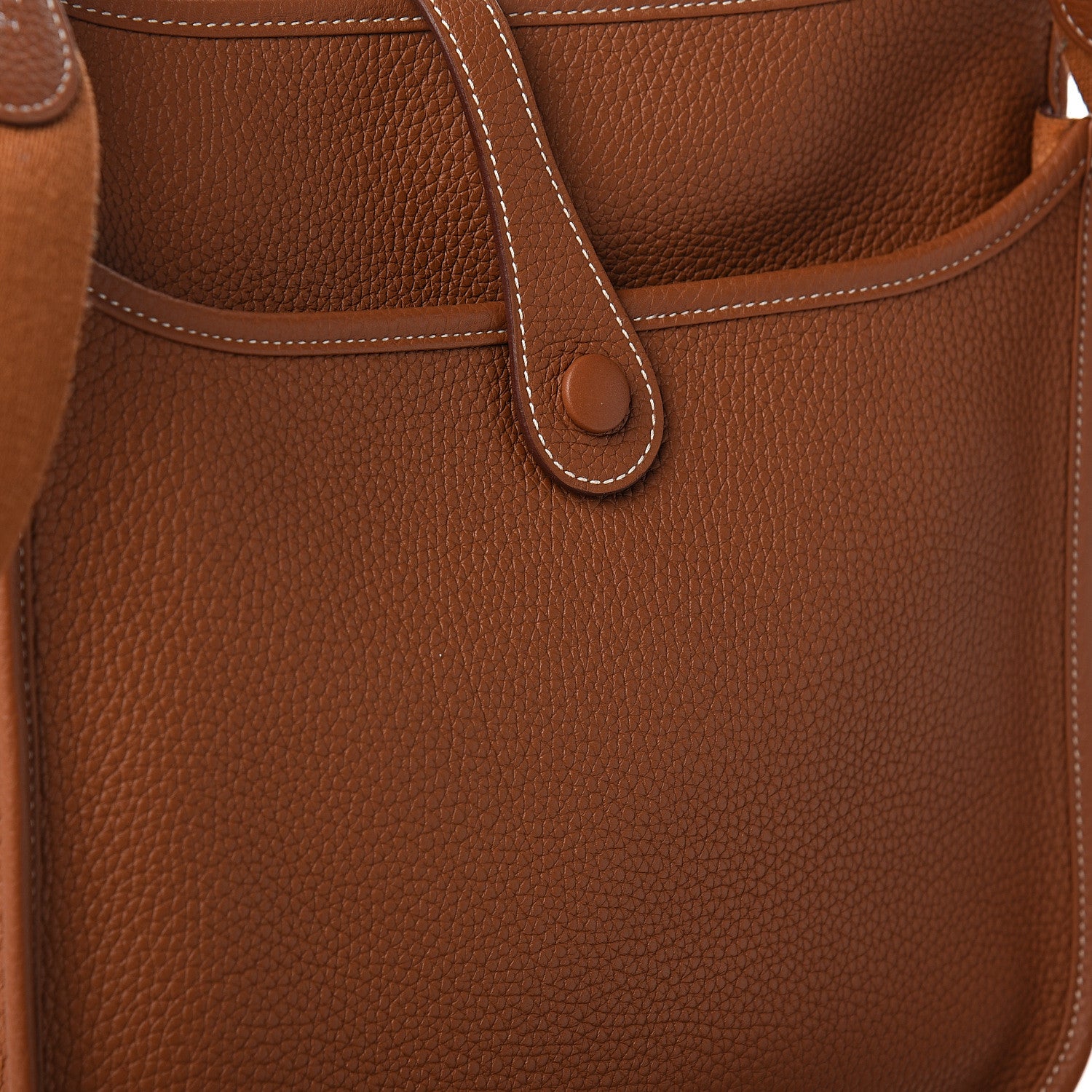 Hermes Taurillon Clemence Evelyne III PM Gold 9 of 10