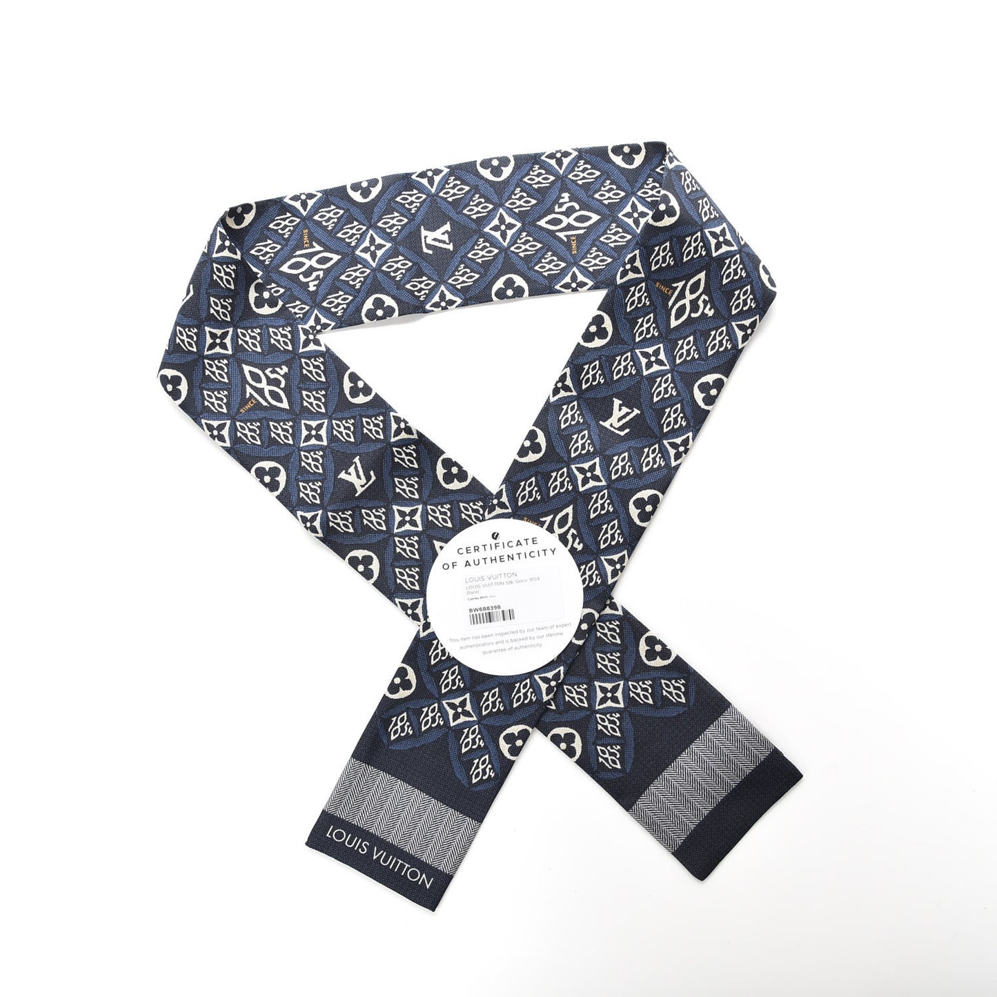 Silk Since 1854 Bandeau Blue