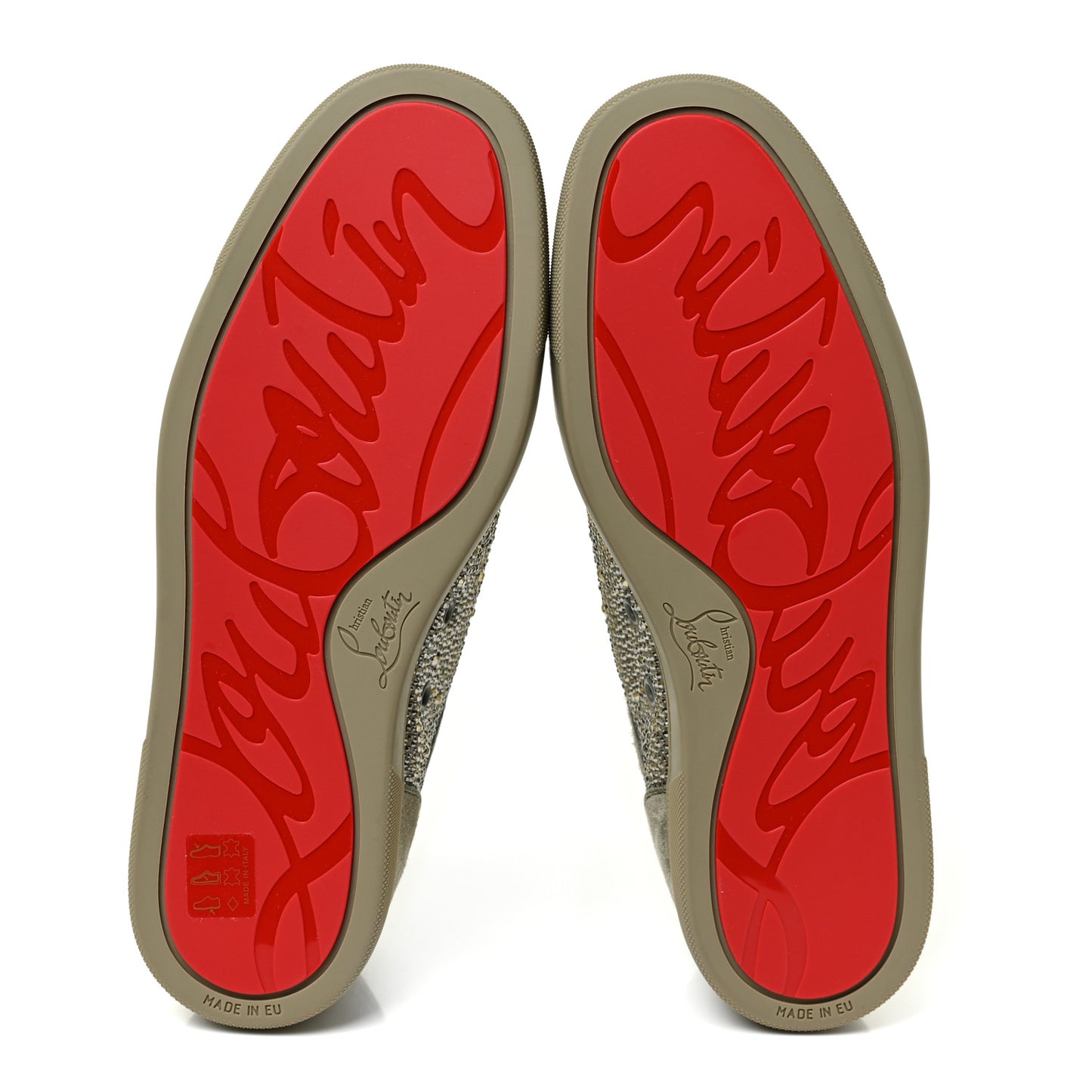 Strass Louis Junior Flat Sneakers 40.5 Grey