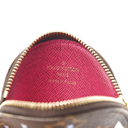 Louis Vuitton Monogram 2018 Christmas Animation Round Coin Purse 6 of 7