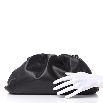 Bottega Veneta Smooth Butter Calf The Pouch Oversized Clutch Black 2 of 11