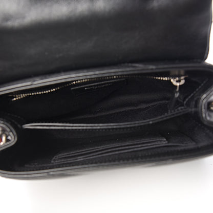 Saint Laurent Calfskin Y Quilted Monogram Toy Loulou Crossbody Bag Black 4 of 8