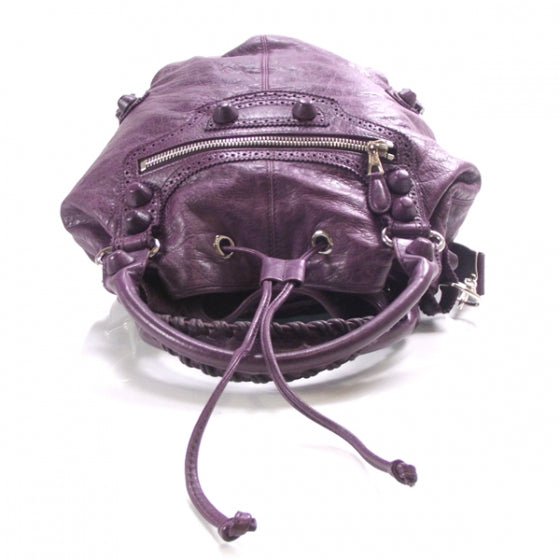 Agneau Giant Brogues Hardware Pompon Raisin