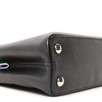 Louis Vuitton Taurillon Capucines BB Scarabeo Iridescent Black 14 of 17