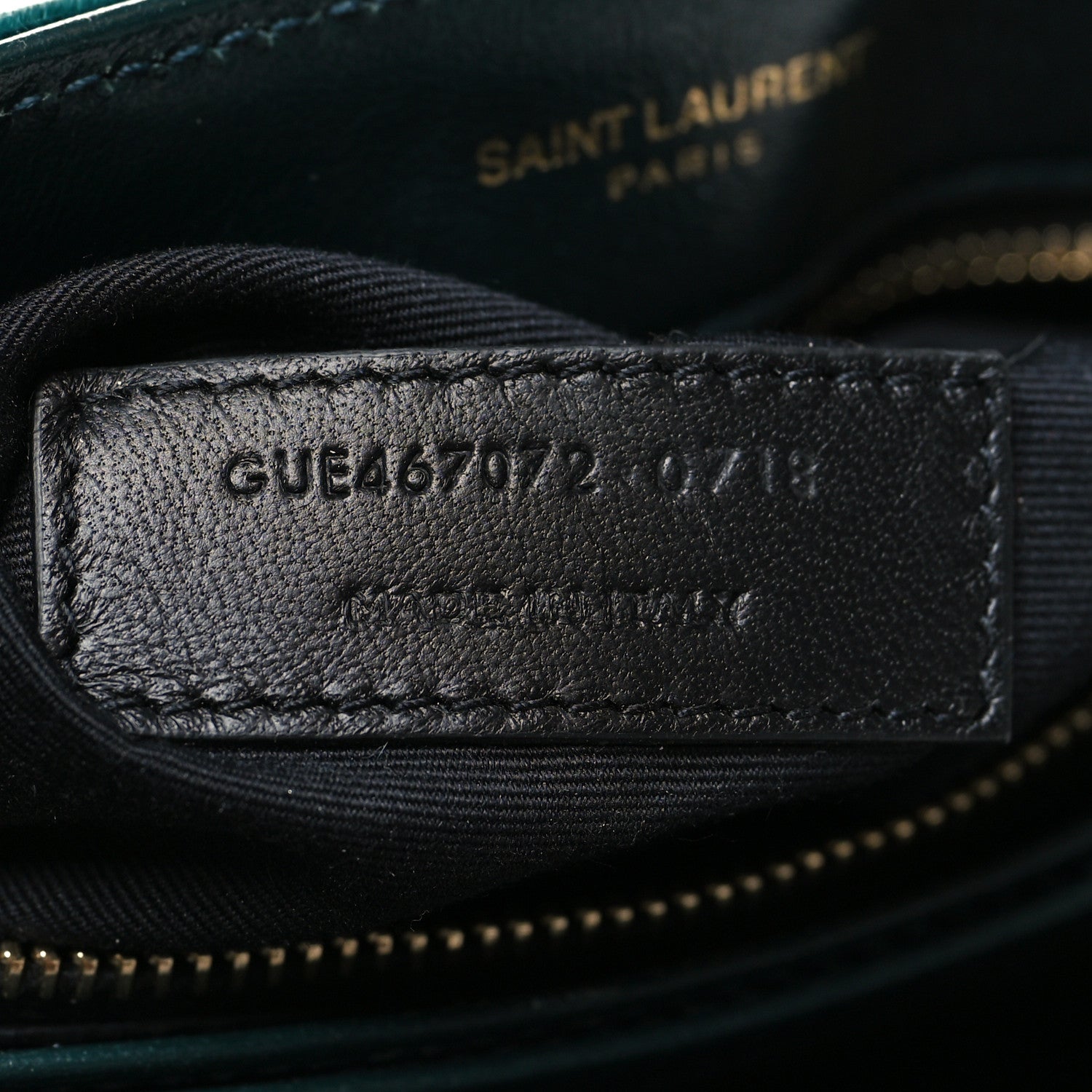 Saint Laurent Velvet Y Quilted Monogram Toy Loulou Crossbody Bag Dark Ottanio 8 of 12