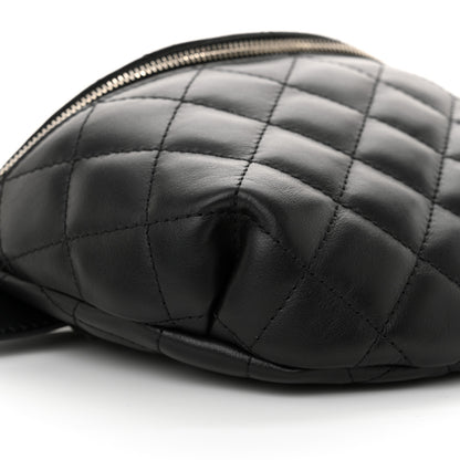 Chanel Calfskin Quilted Waist Belt Bag Black 10 of 11