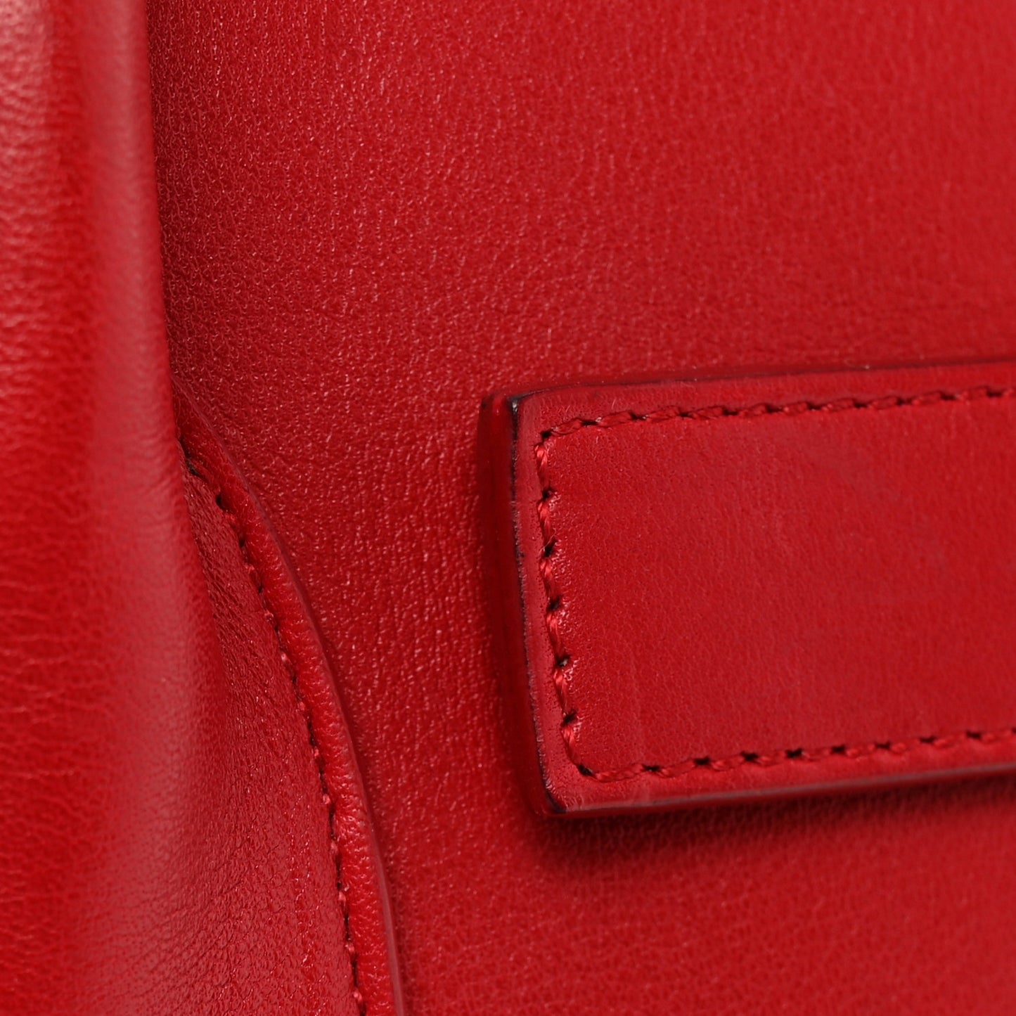 Calfskin Small Sac De Jour Lipstick Red