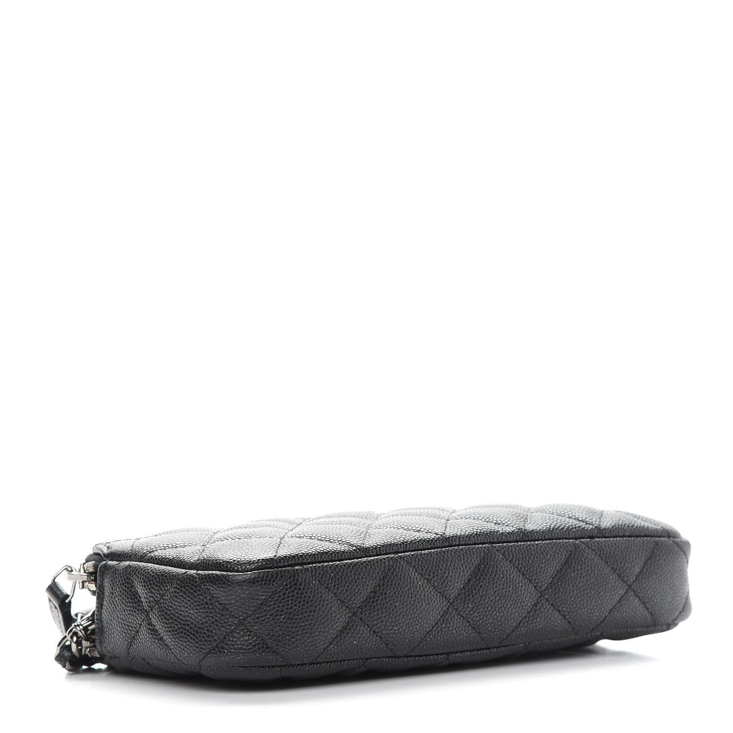 Chanel Iridescent Caviar Quilted Small Clutch With Chain Black 4 of 10