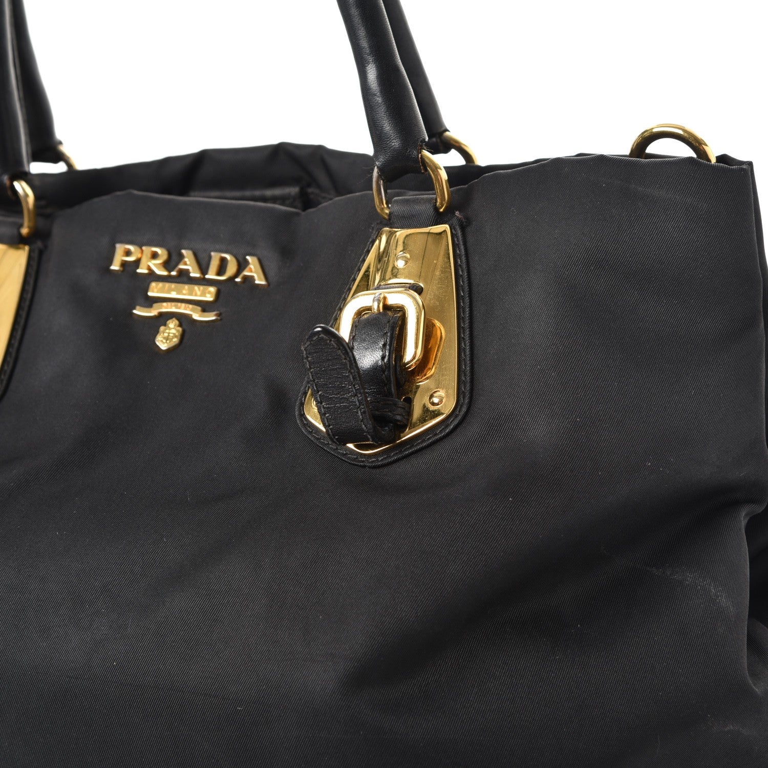 Prada Tessuto Nylon Tote Nero Black 12 of 23