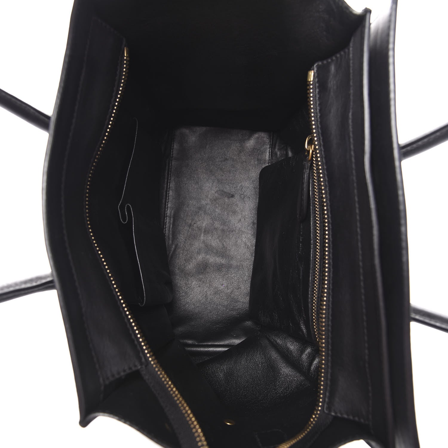 Celine Smooth Calfskin Micro Luggage Black 4 of 10