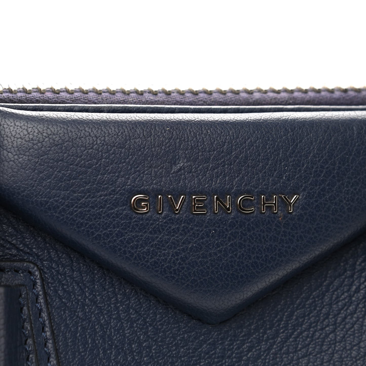 Sugar Goatskin Small Antigona Navy