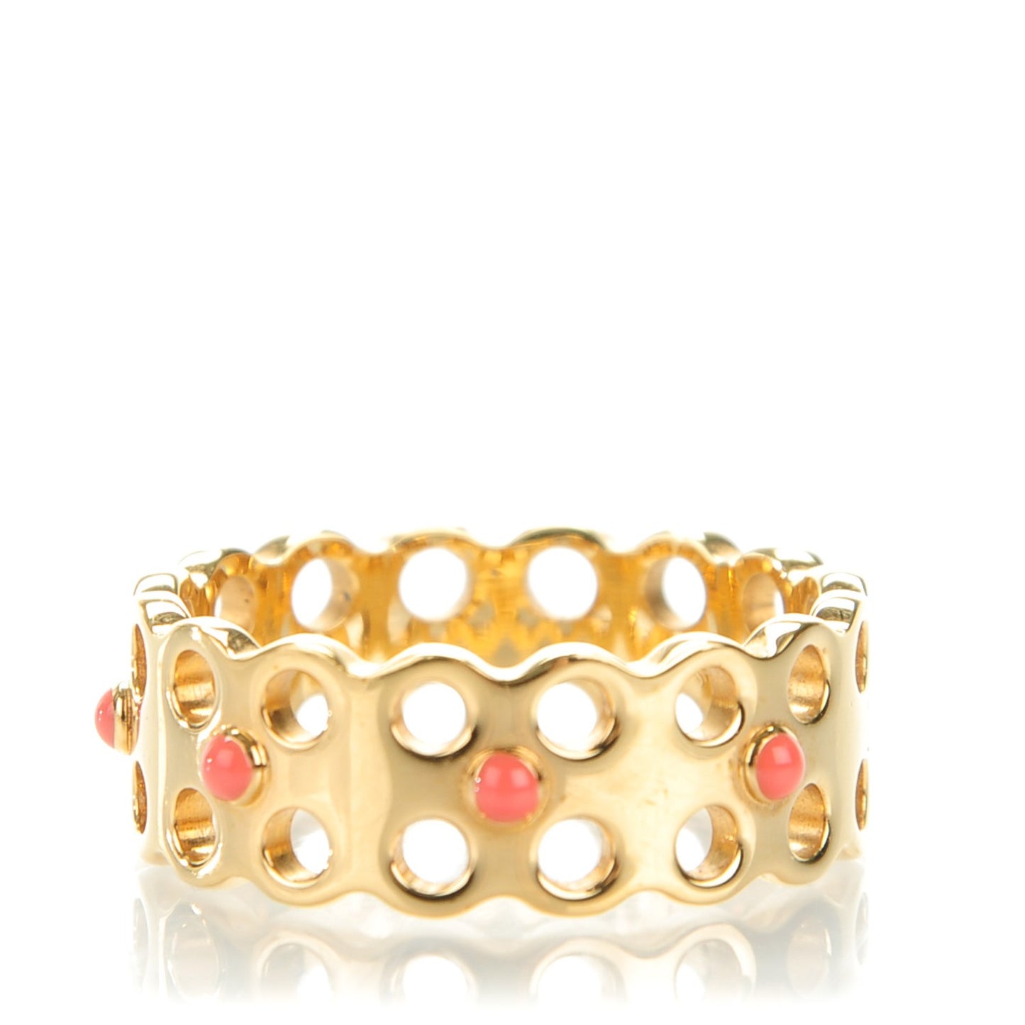 Hide and Seek Ring L Gold