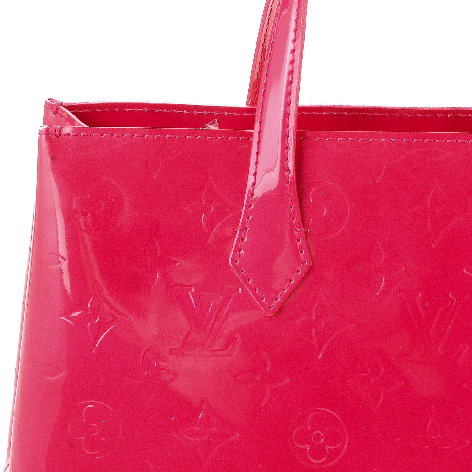 Louis Vuitton Vernis Wilshire PM Rose Pop 10 of 15