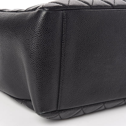 Chanel Caviar Quilted Grand Shopping Tote GST Black 9 of 10