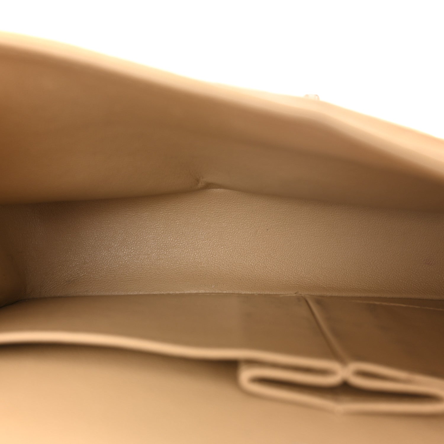 Chanel Lambskin Quilted Medium Double Flap Beige 9 of 21