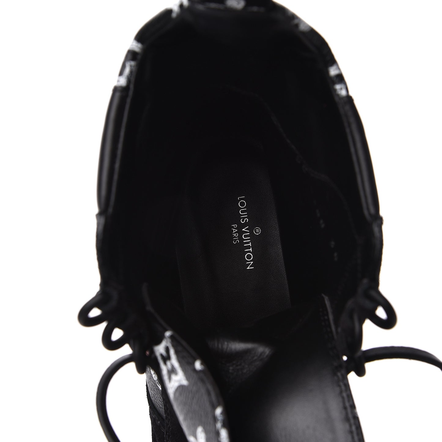 Suede Calfskin Catogram Laureate Platform Desert Boots 38 Black