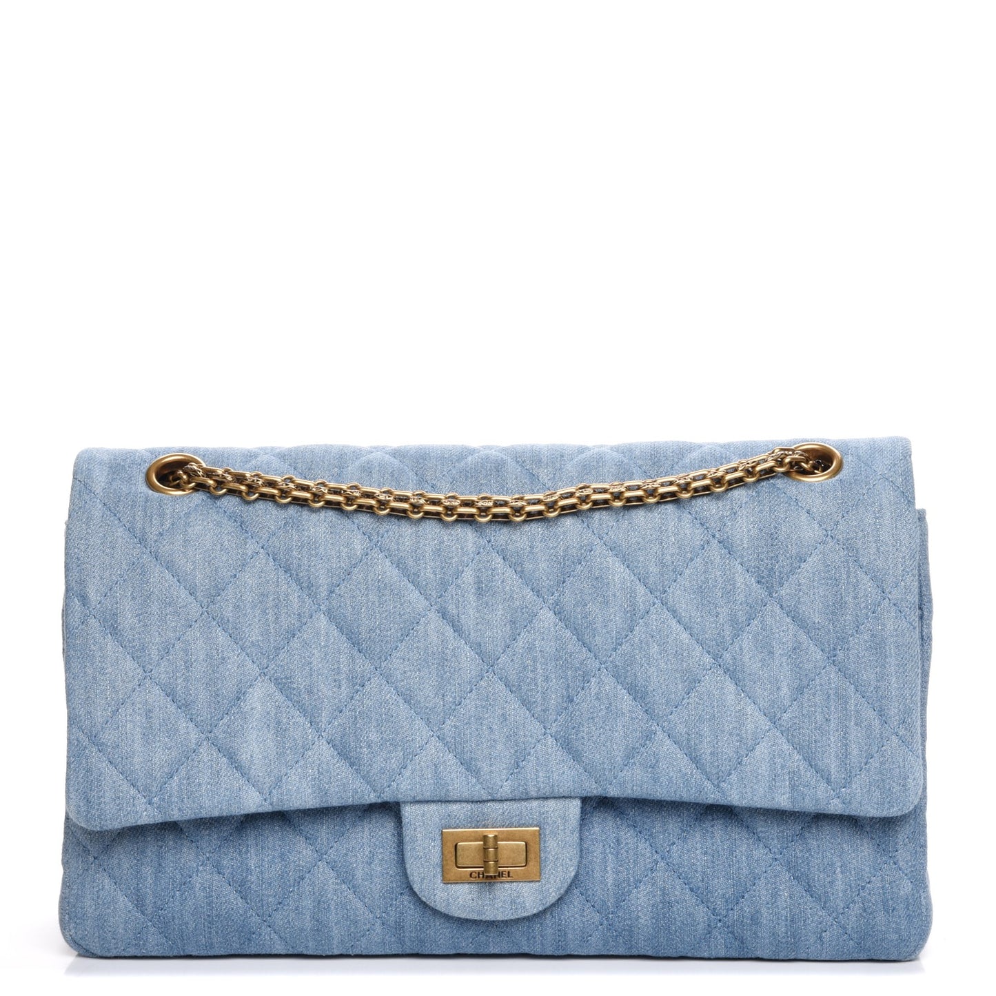 Denim Quilted 2.55 Reissue 226 Flap Light Blue