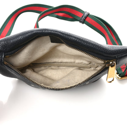 Gucci Grained Calfskin Small Logo Belt Bag Black 5 of 9