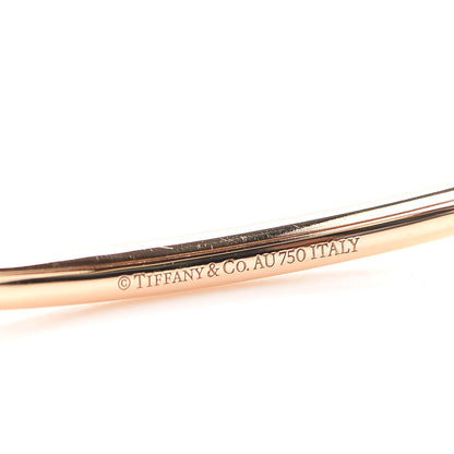 Tiffany 18K Rose Gold 8mm HardWear Ball Bypass Bracelet 4 of 5