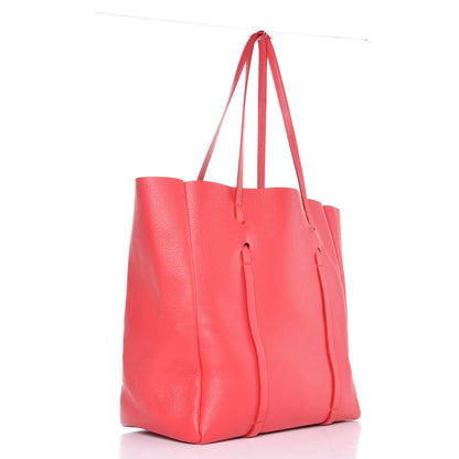 Balenciaga Veau Baltimore Double Sided Small Everyday Tote Rouge Vermeil Black 4 of 9