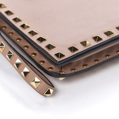 Valentino Garavani Nappa Rockstud Wristlet Clutch Alpaca 8 of 9