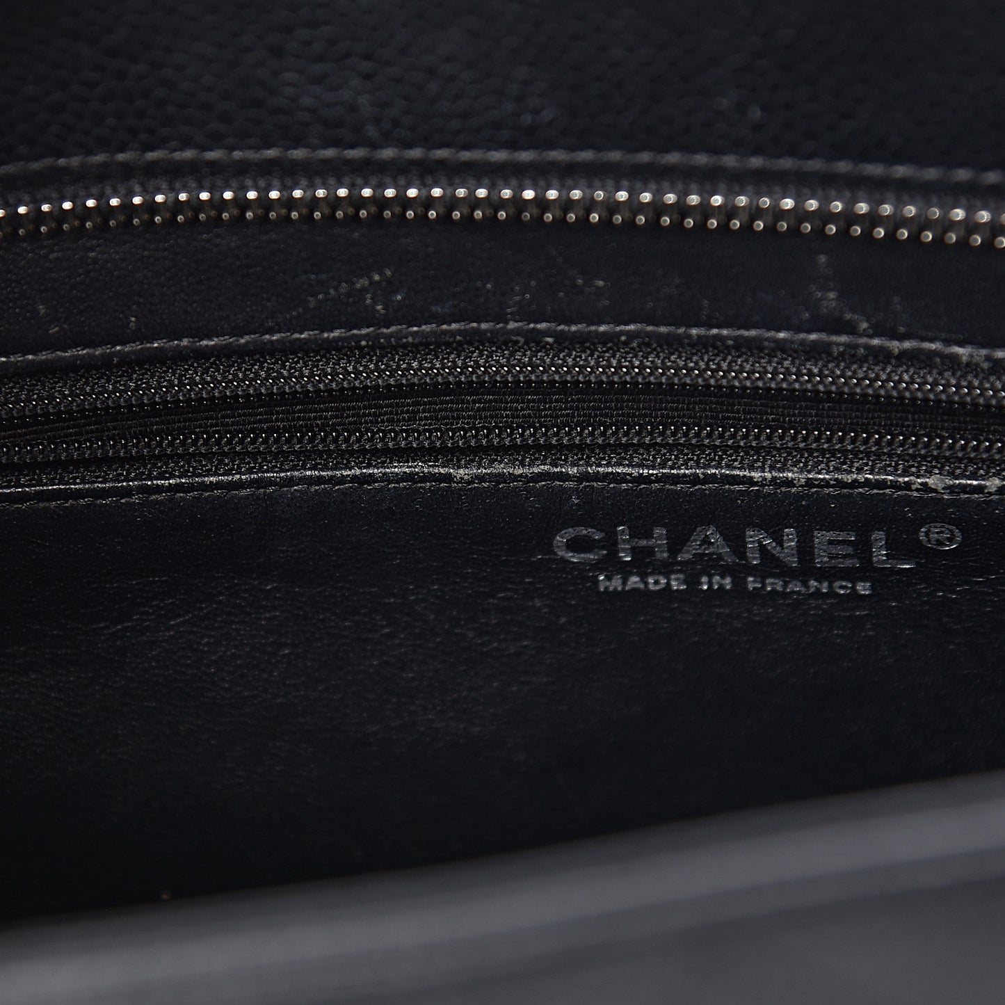 Caviar Quilted Medallion Tote Black