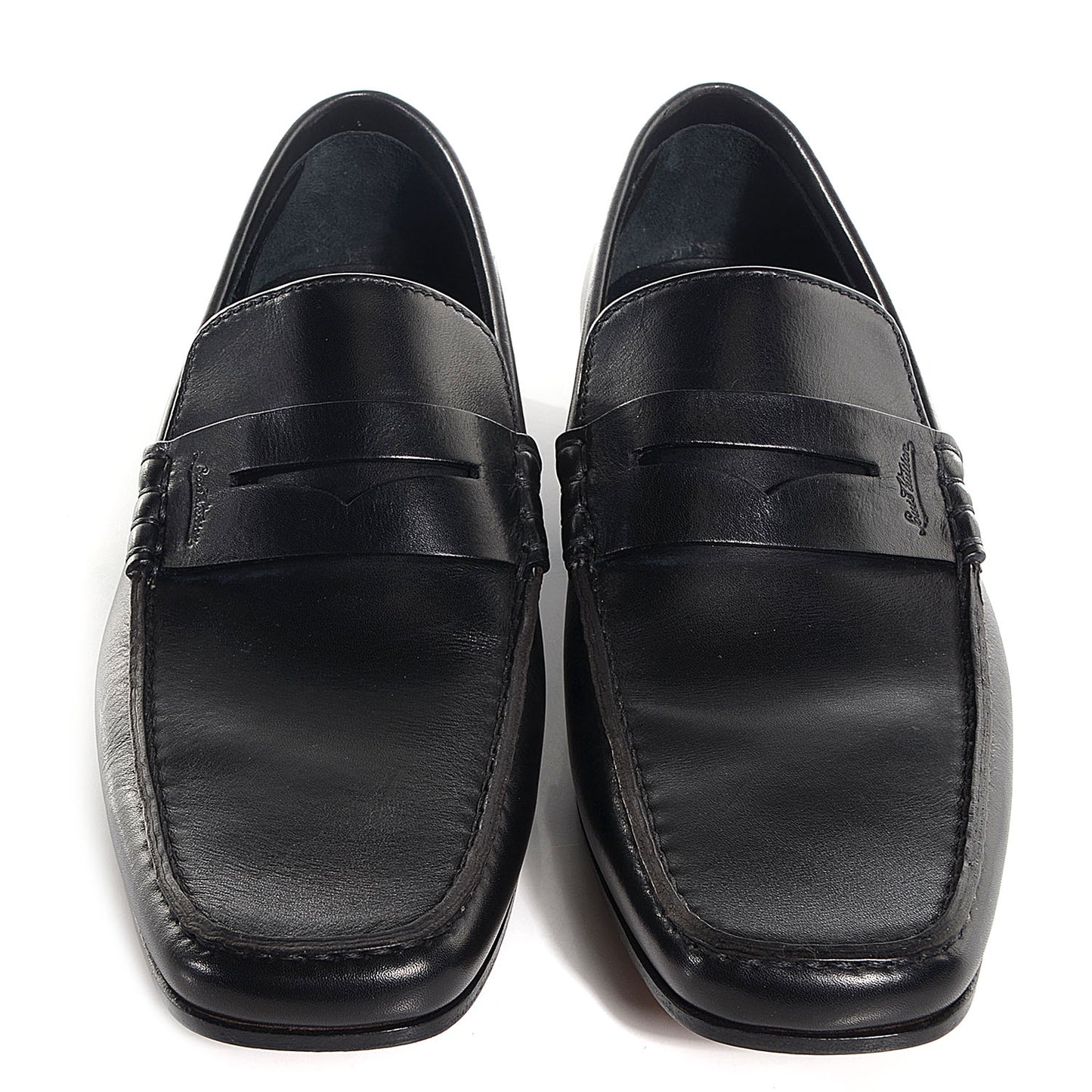 Mens Calfskin Earl Loafer 10 Black