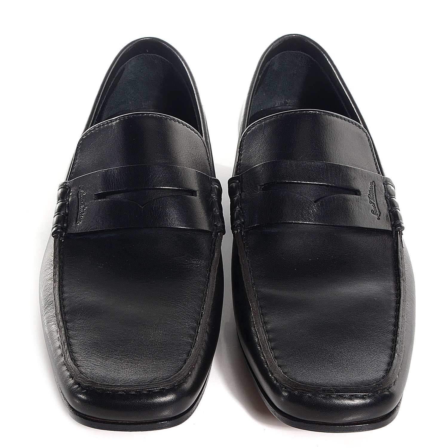 Louis Vuitton Mens Calfskin Earl Loafer 10 Black 2 of 5