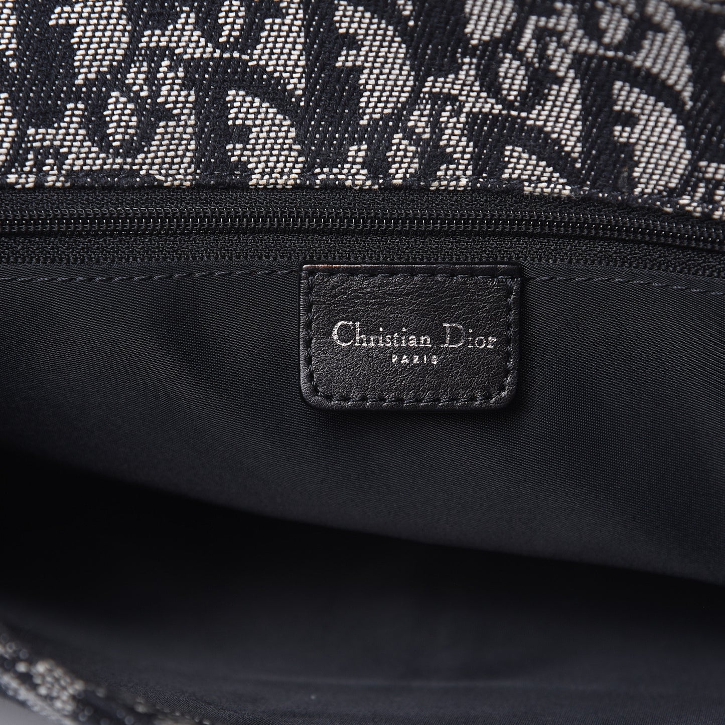 Monogram Flap Messenger Navy Blue