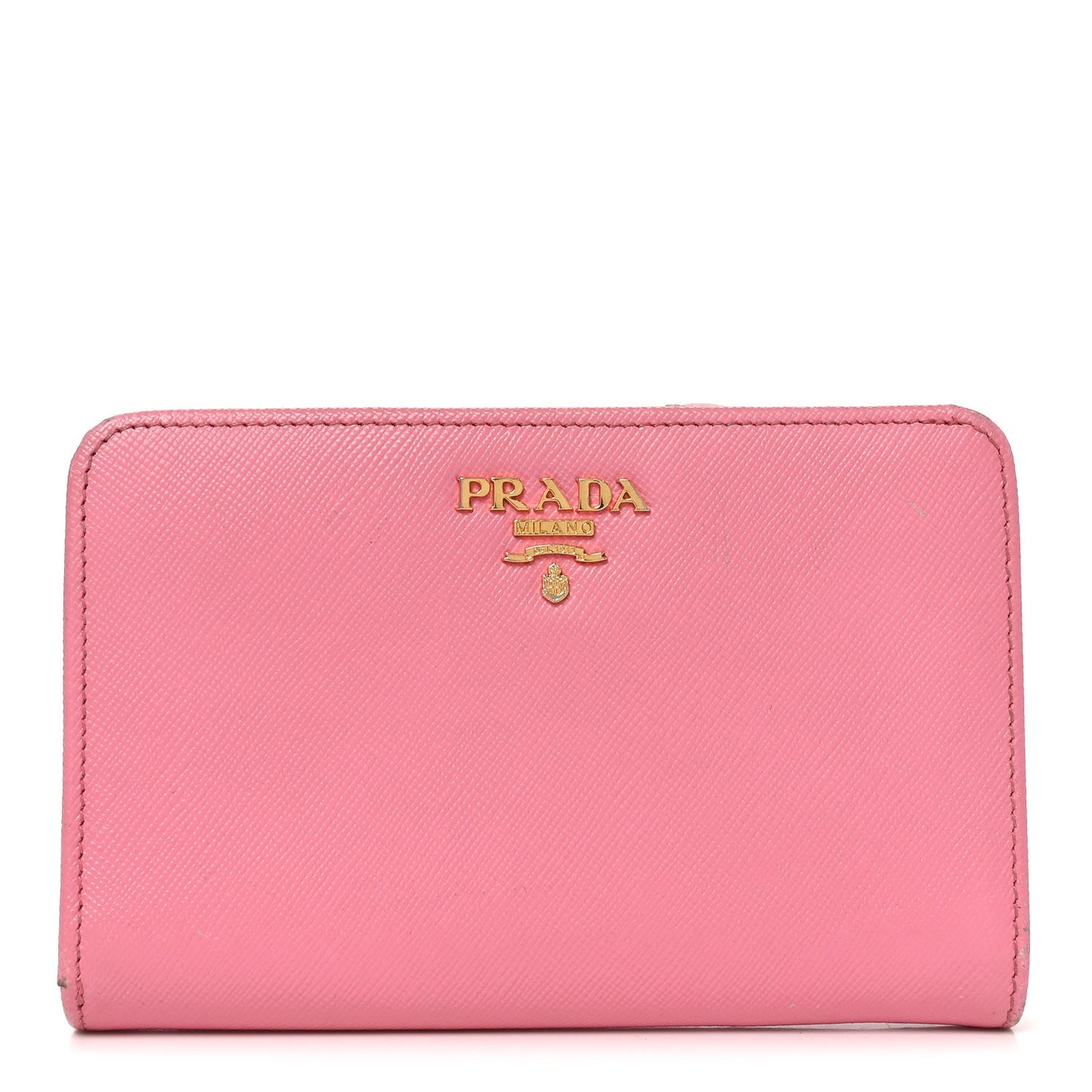 Saffiano Metal Compact Wallet Peonia Petalo