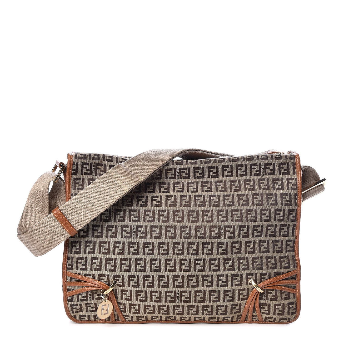 Zucchino Crossbody Messenger Brown