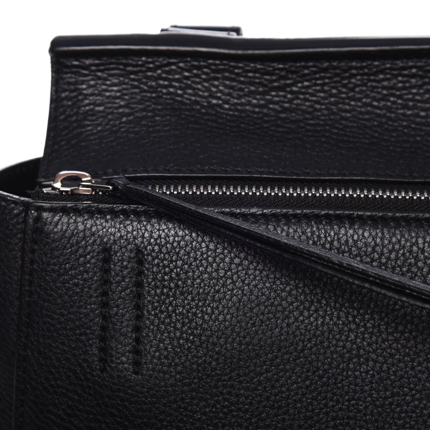 Celine Supple Calfskin Medium Edge Shoulder Bag Black 14 of 20