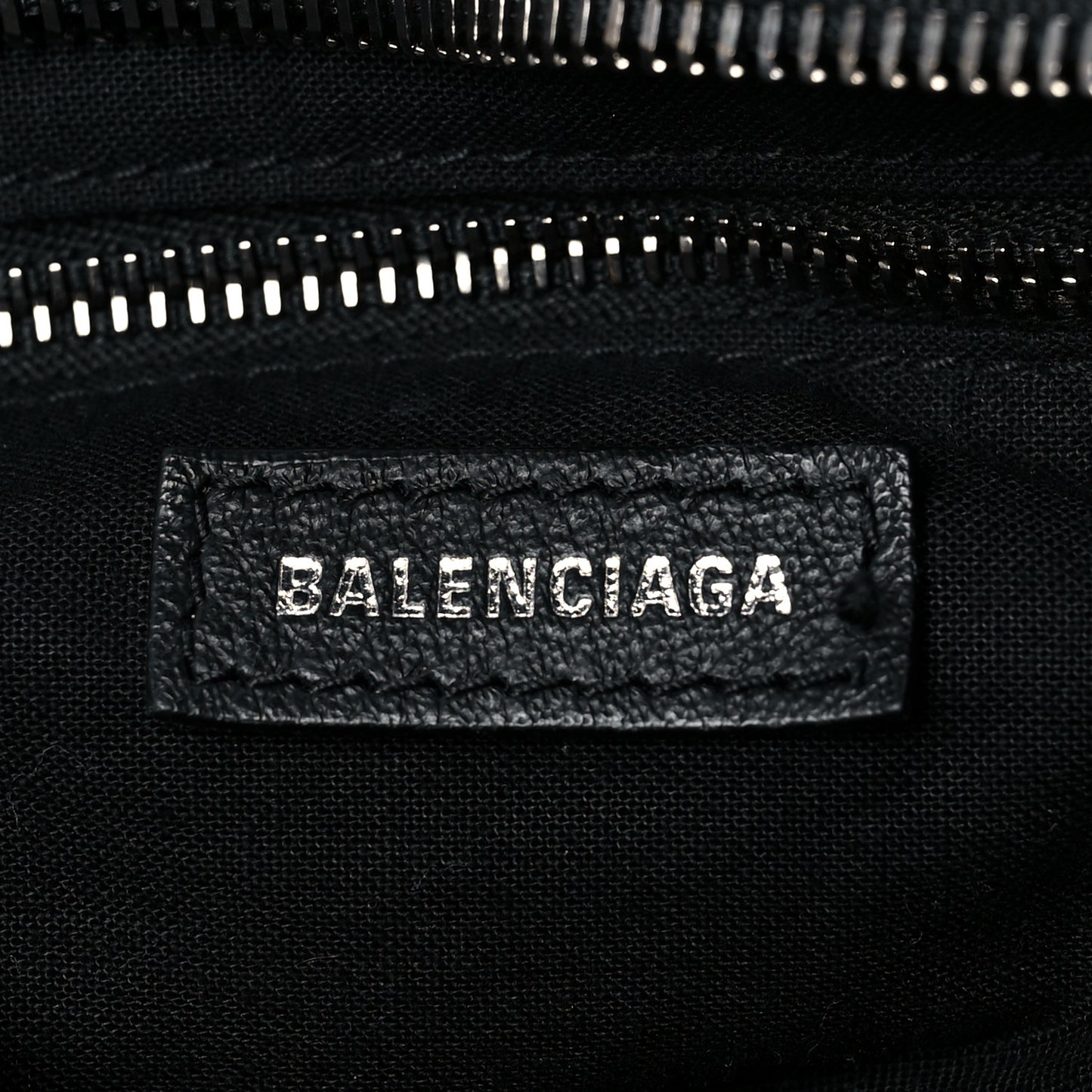 Calfskin Classic Silver Hardware City Black