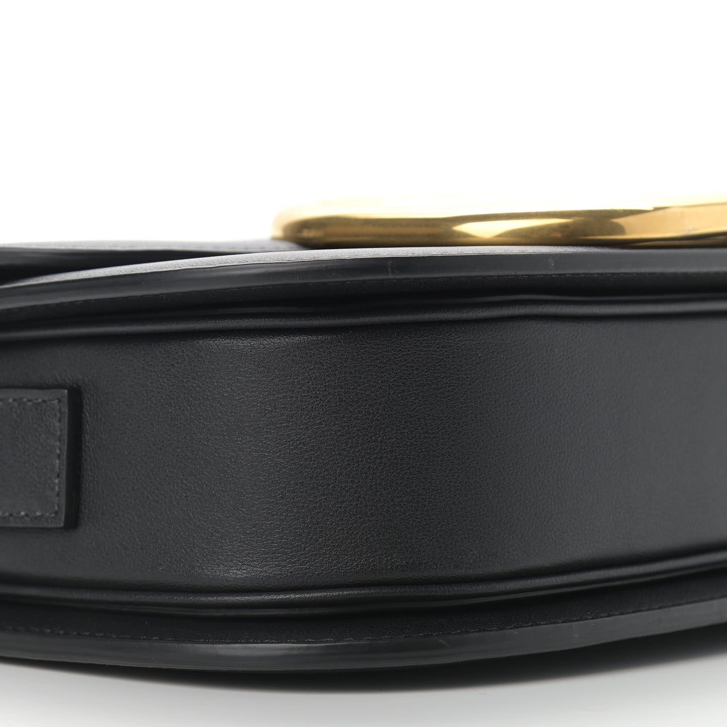 Smooth Calfskin Supervee Shoulder Bag Black
