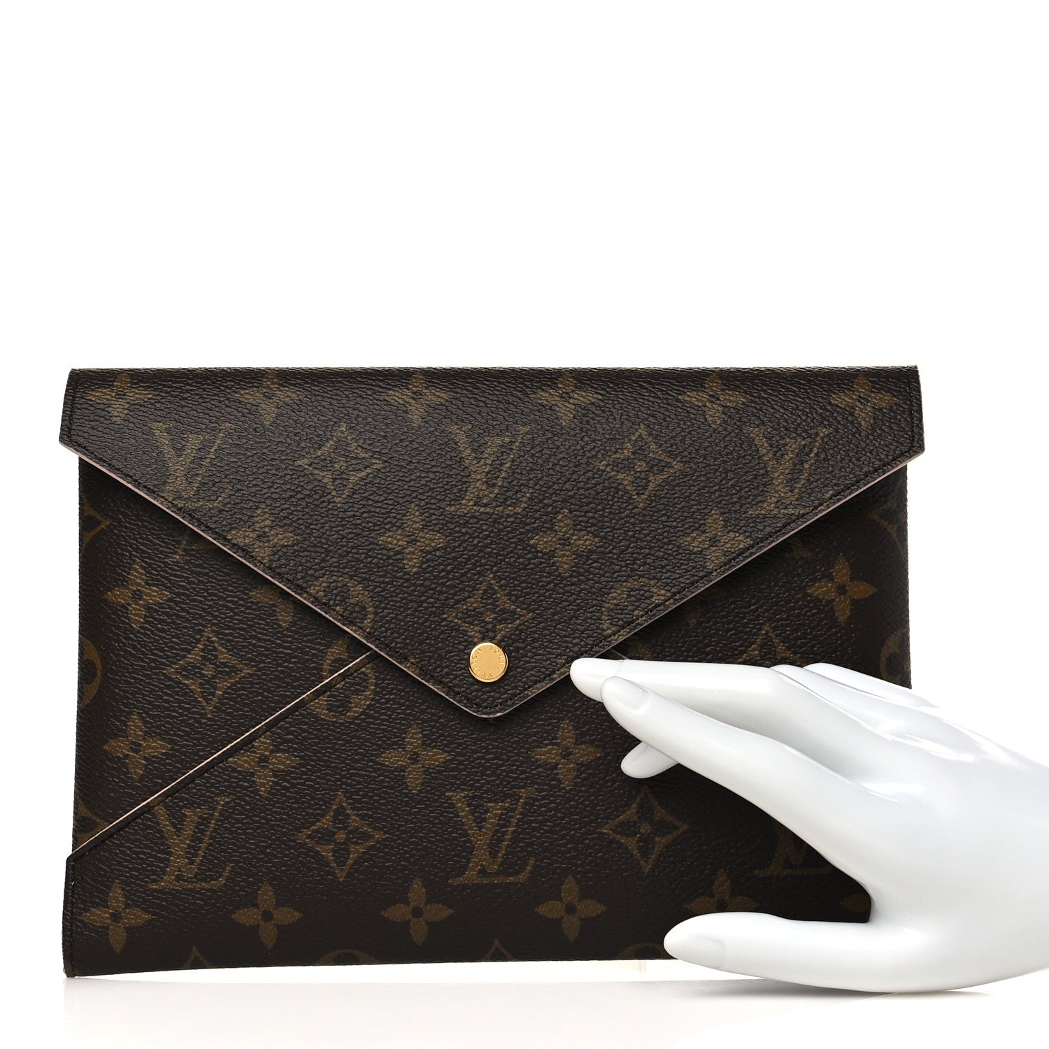 Louis Vuitton Monogram Large Kirigami Pochette Insert Rose Ballerine 2 of 10