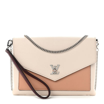 Louis Vuitton Soft Calfskin My Lockme Pochette Rose Silk Quartz 1 of 9