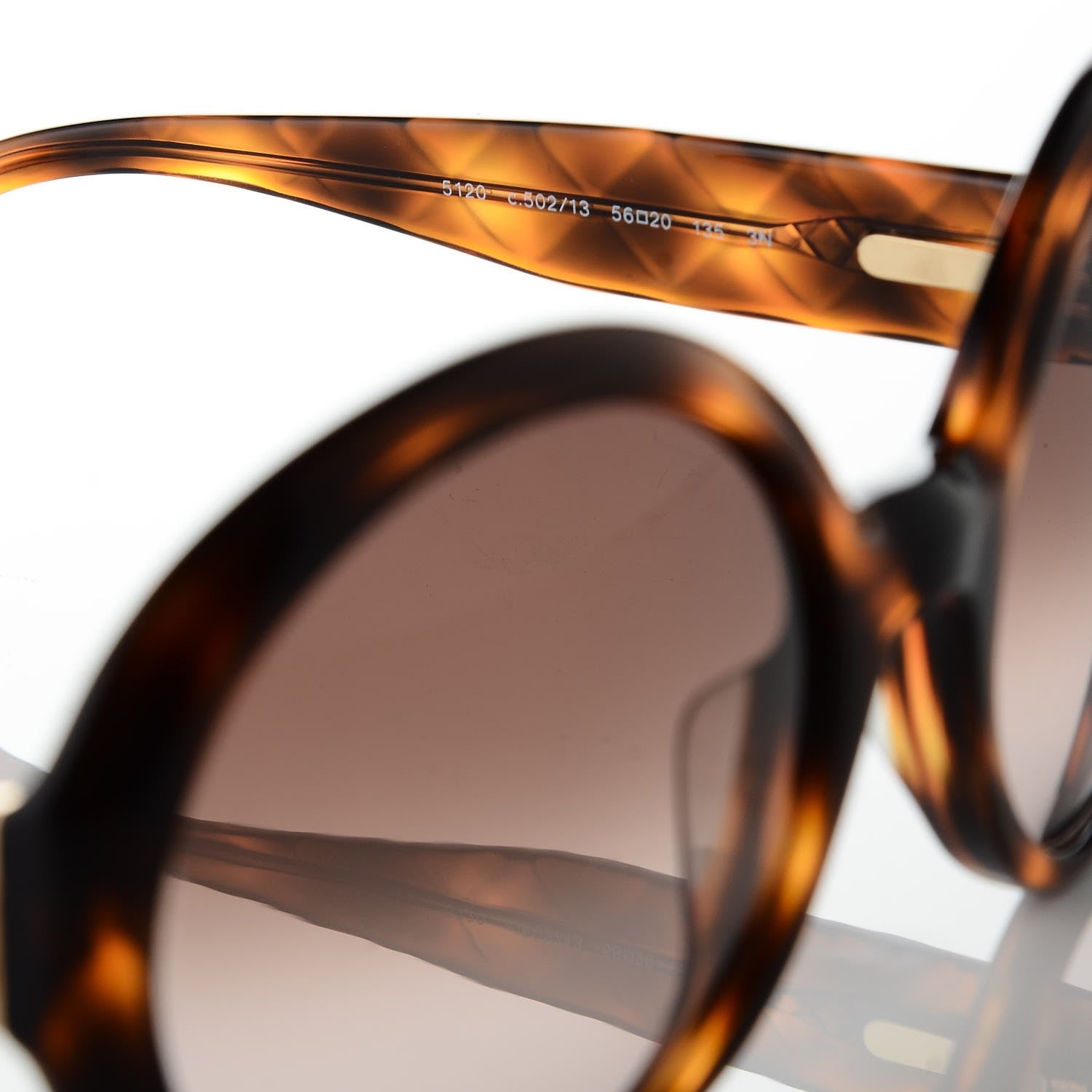 Chanel Quilted CC Mod Sunglasses 5120 Tortoise 5 of 7