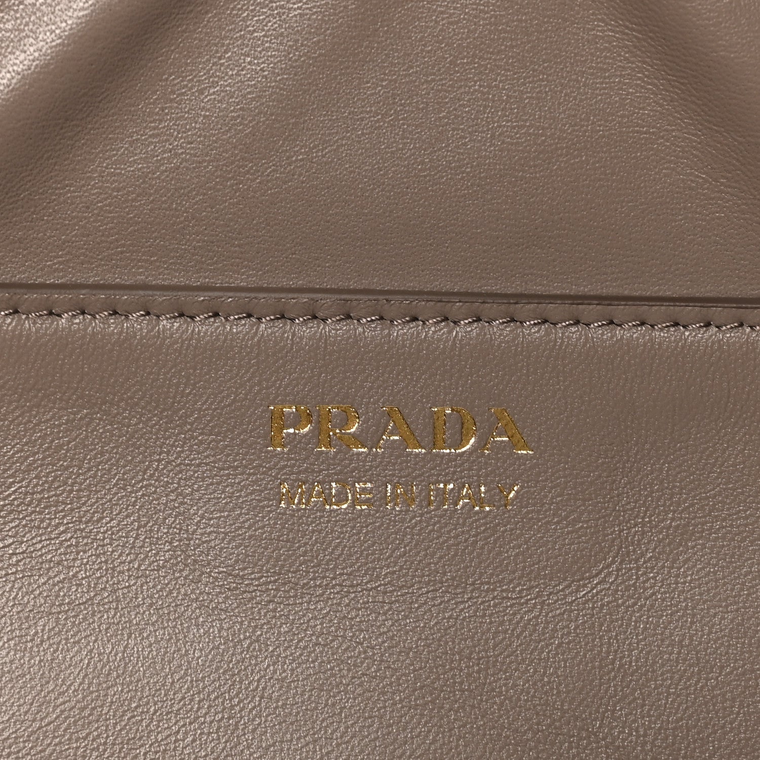 Prada Soft Grain Calfskin Large Demi-Lune Shoulder Bag White 6 of 9