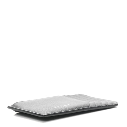 Saint Laurent Calfskin 5 Fragments Zip Pouch Card Holder Black 4 of 7
