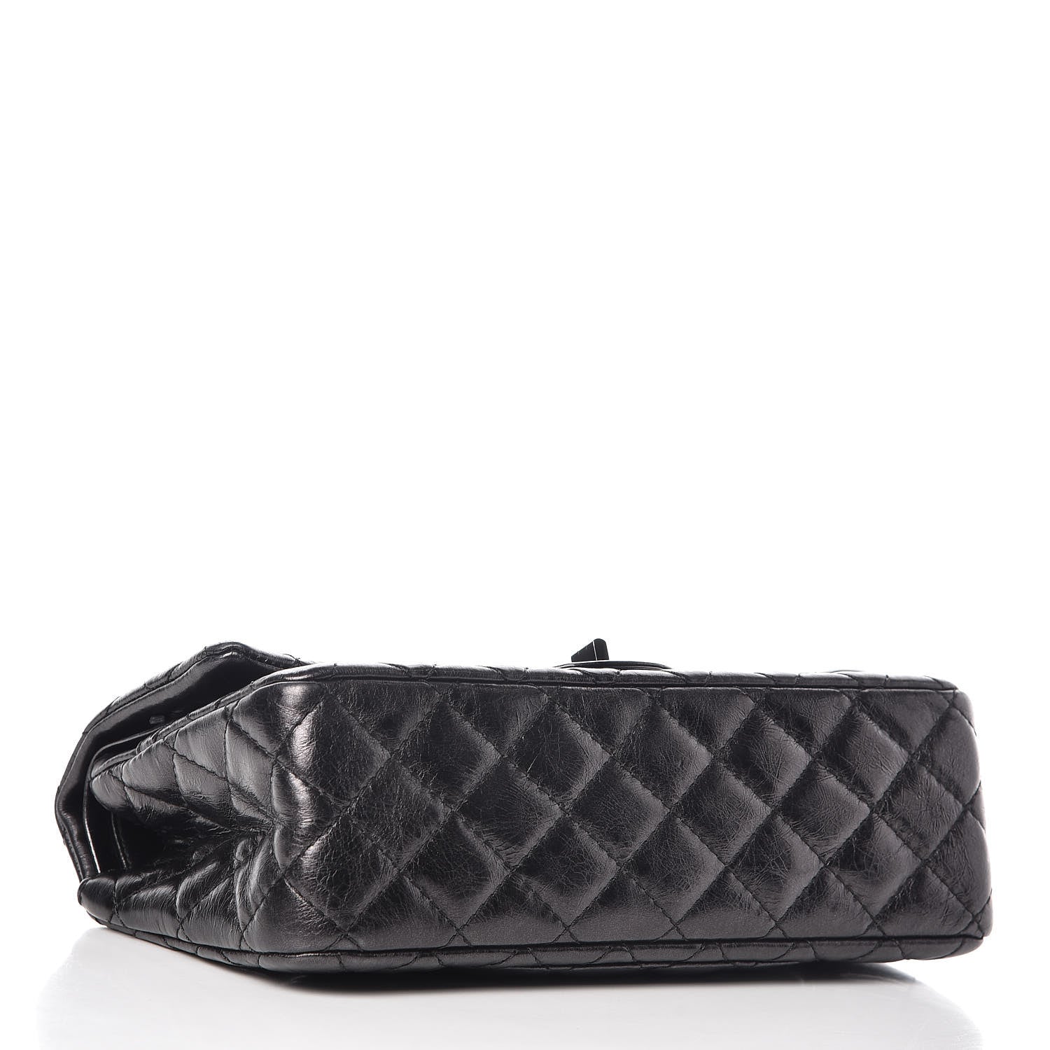 Chanel Metallic Aged Calfskin Quilted 2.55 Reissue 225 Flap So Black 4 of 9