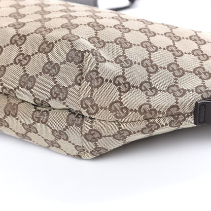 Gucci Monogram Half Moon Hobo Dark Brown 10 of 12