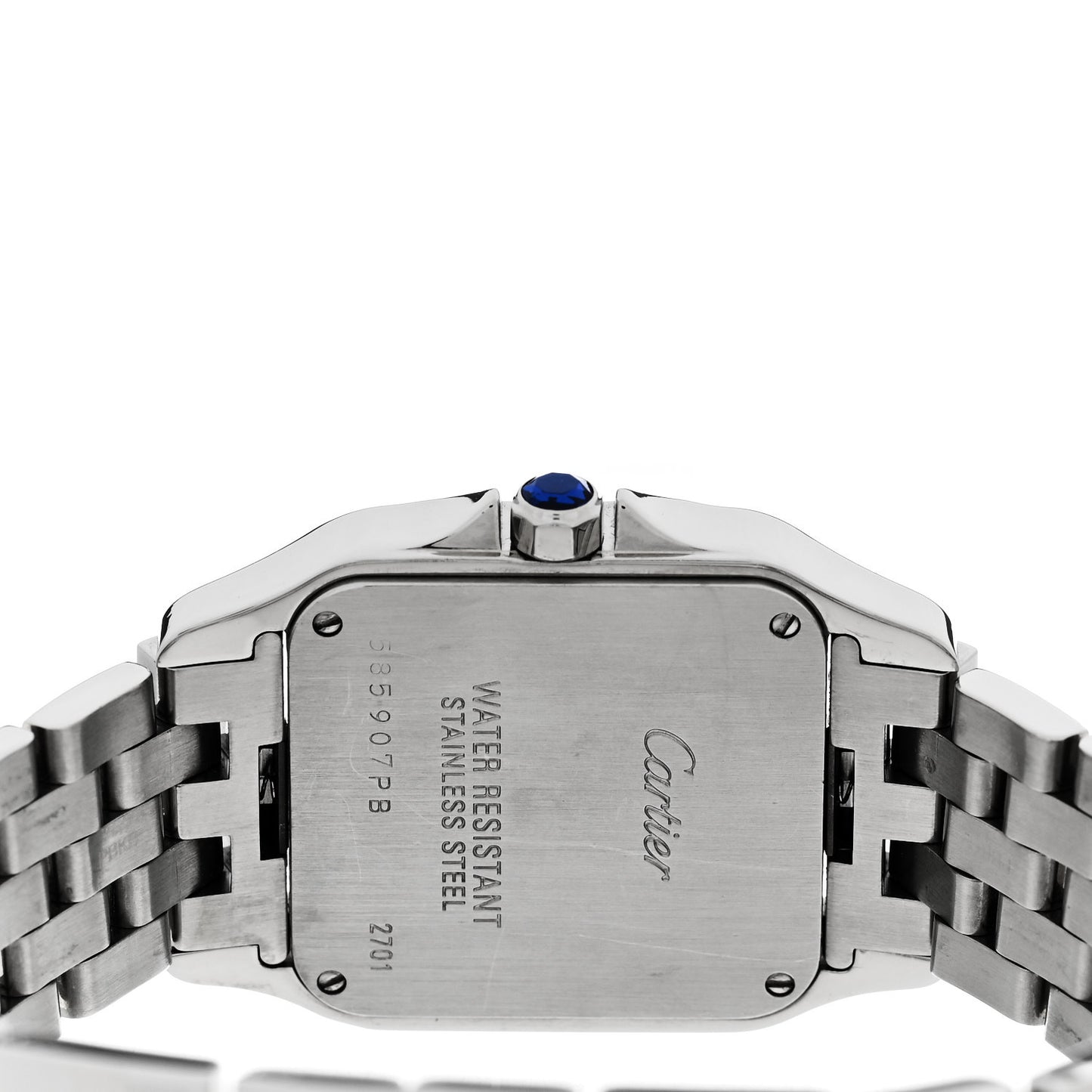 Stainless Steel 26mm Santos Demoiselle Quartz Watch