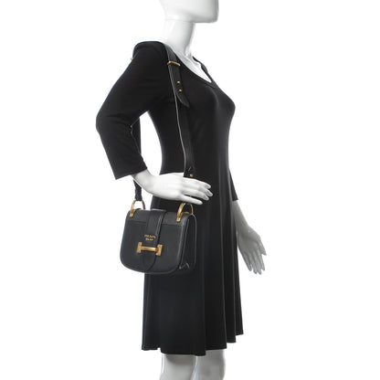 Prada City Calf Saffiano Pionniere Bag Black 2 of 12