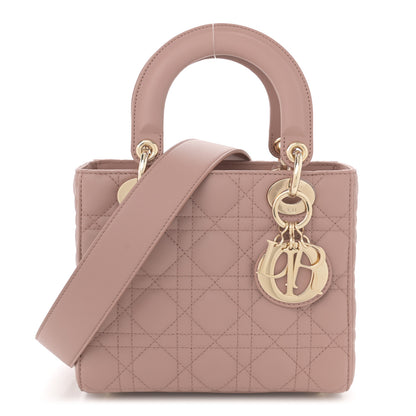 Christian Dior Lambskin Cannage Small My ABCDior Lady Dior Blush 1 of 12