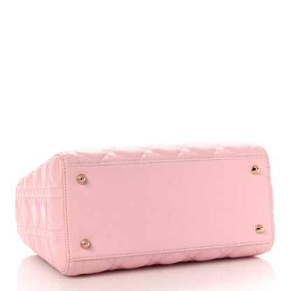 Christian Dior Lambskin Cannage Medium Lady Dior Light Pink 4 of 8
