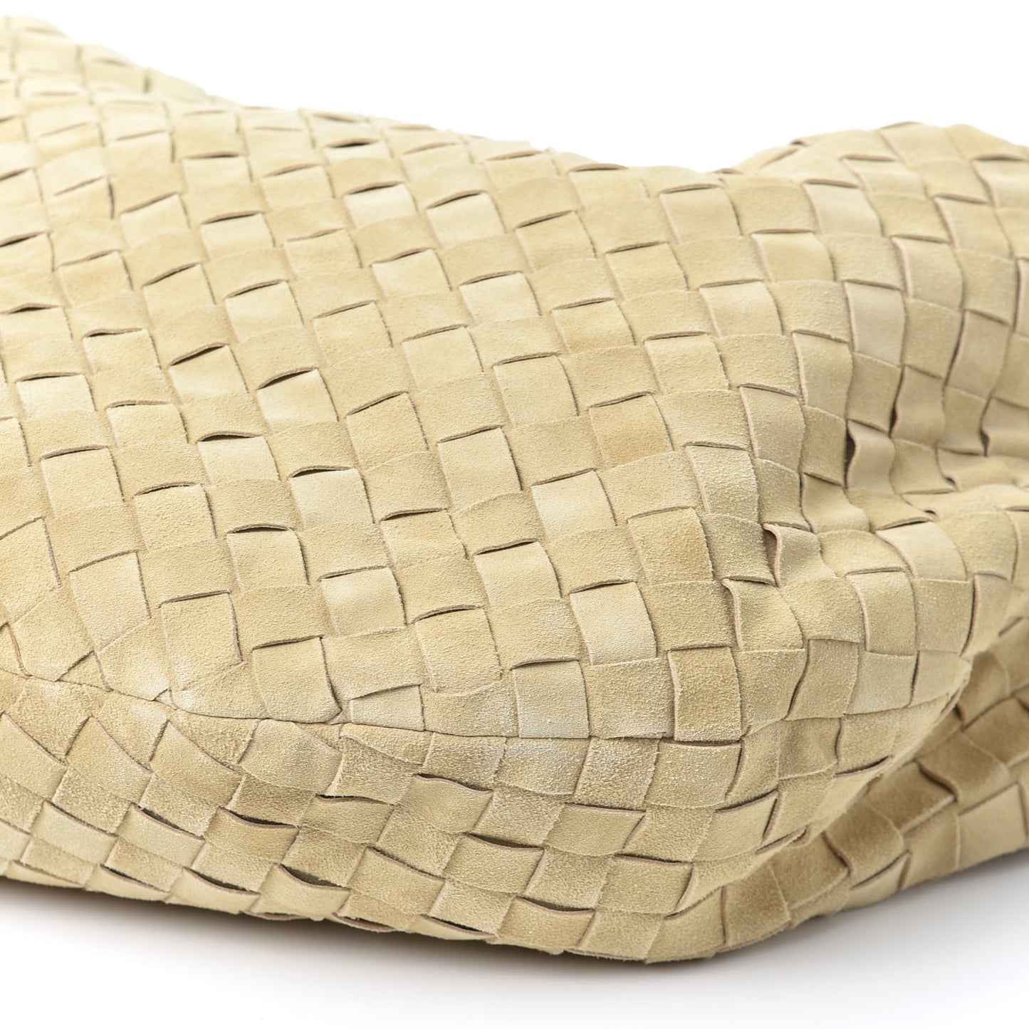 Suede Intrecciato Medium Jodie Sand